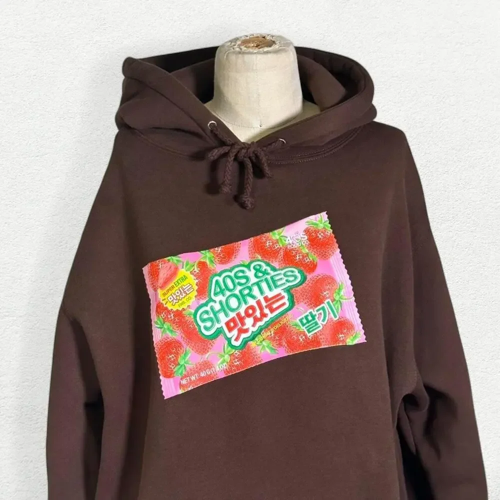 40's & Shorties Gummy Dark Chocolate Fresita Hoodie